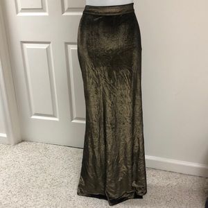 Long High Waisted Glamour Skirt